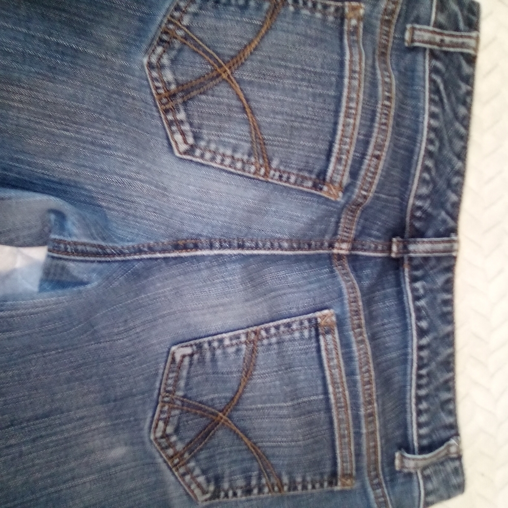 Tommy Hilfiger Vintage 90s Style Flare Jeans Faded Medium Wash Mid Rise Bootcut - Picture 5 of 5